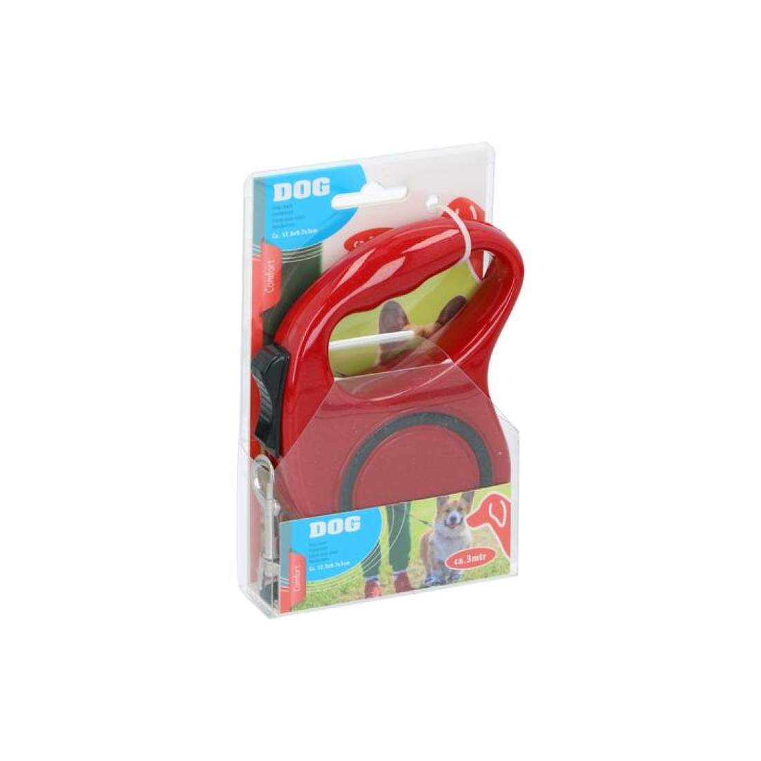 Pet Treatment ED-42859: Indragbart hundkoppel - 5M Röd | Elektronik - Tillbehör Mobil & Surfplatta - Mobiltillbehör - Mobilkablar - Tillbehör | Pryloteket