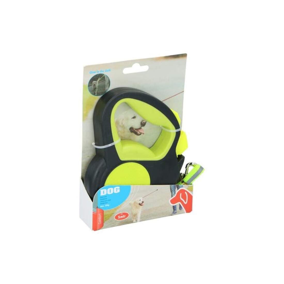 Pet Treatment ED-41678: Retractable Glow in the Dark Hundkoppel - 5M gul | Elektronik - Tillbehör Mobil & Surfplatta - Mobiltillbehör - Mobilkablar - Tillbehör | Pryloteket