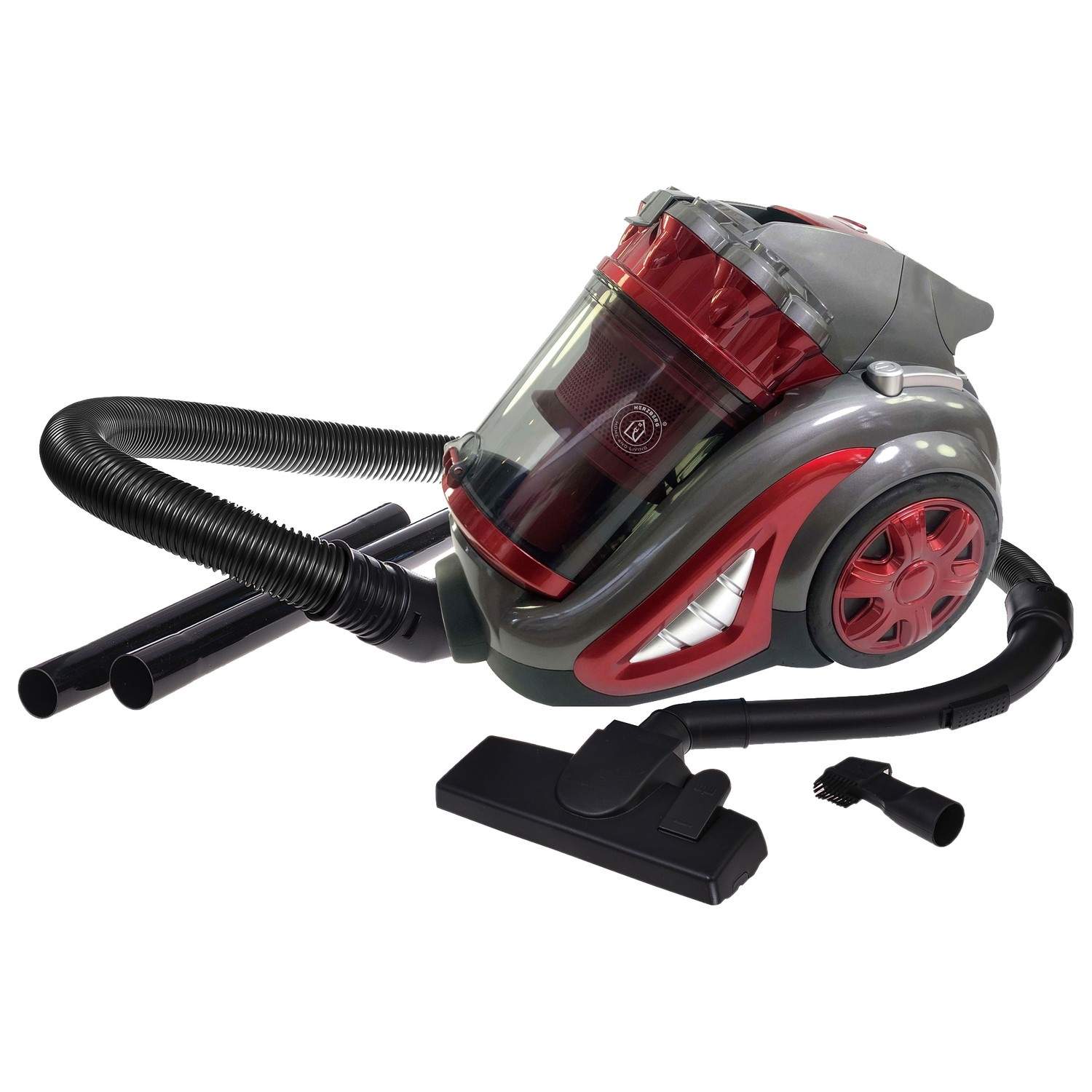 Herzberg HG-8047RED: Multi-Cyclone poseløs støvsuger