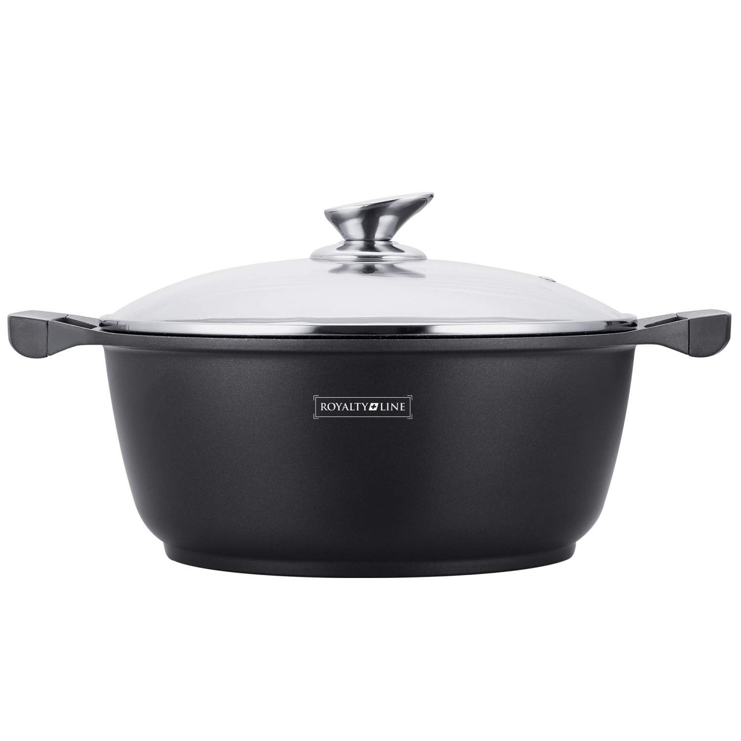 Royalty Line RL-BS24M: Marmorbelagt gryde og gryde - 24 cm