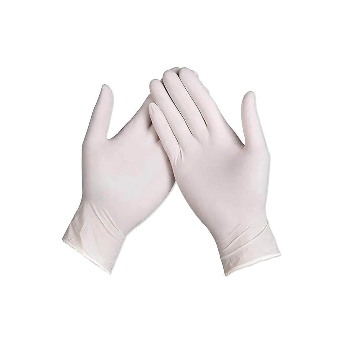 Handskar Master: Förpackning med 100 engångshandskar med latex och puder - Storlek M | Hälsa & Skönhet - Personvård - Hygien | Pryloteket