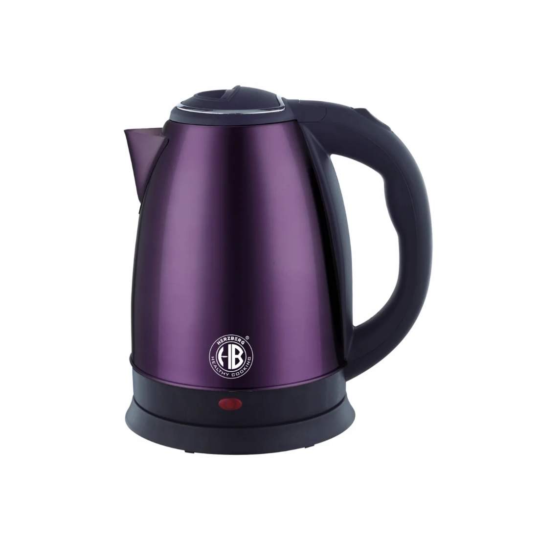 Herzberg HG-5011PUR: 1,8L 1500W vattenkokare i rostfritt stål - lila | Hem & Hobby - Hem & Hushåll - Hushållsapparater - Vattenkokare | Pryloteket