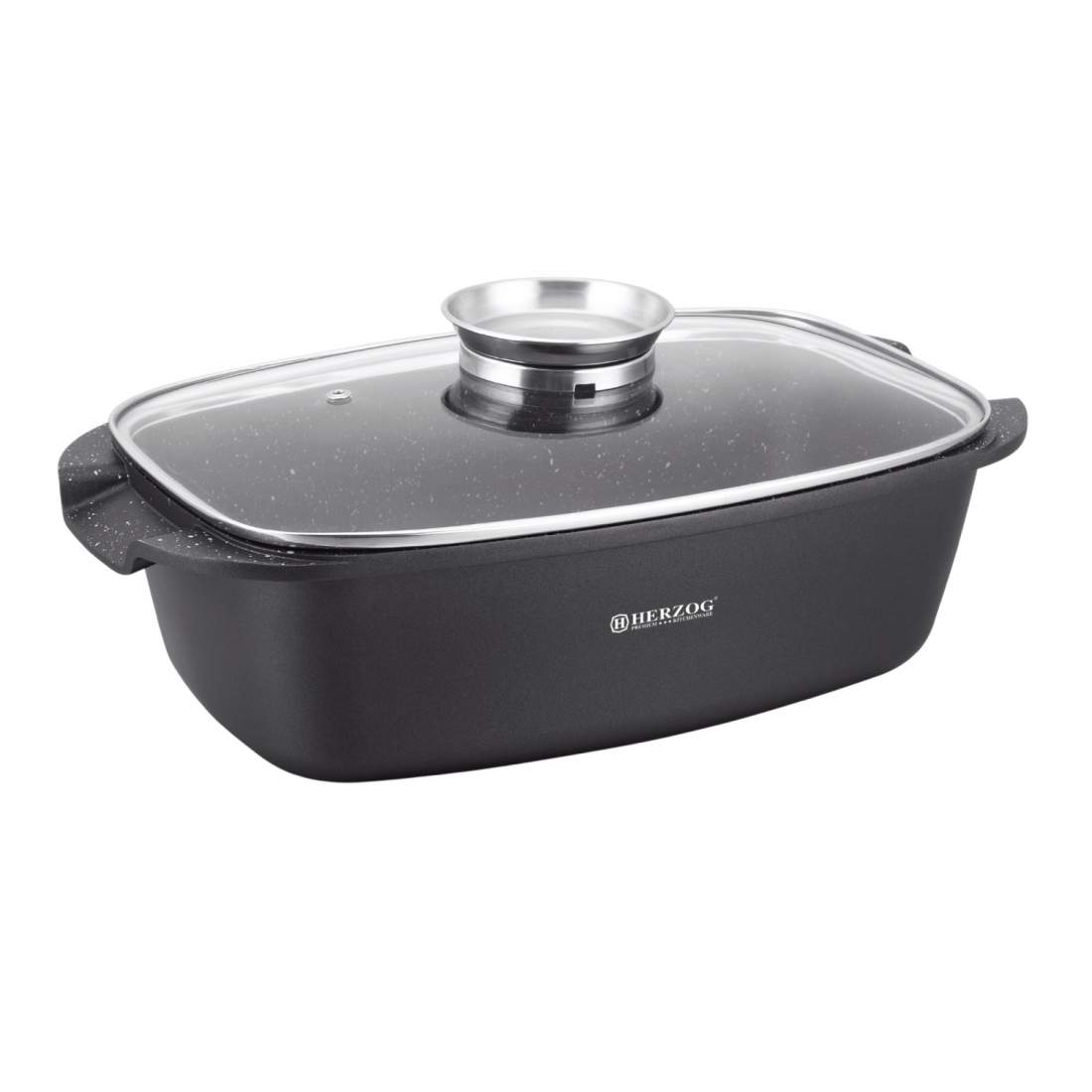 Herzog 32cm gjutjärnsstekare | Hem & Hobby - Hem & Hushåll - Kök - Köksredskap - Lock | Pryloteket