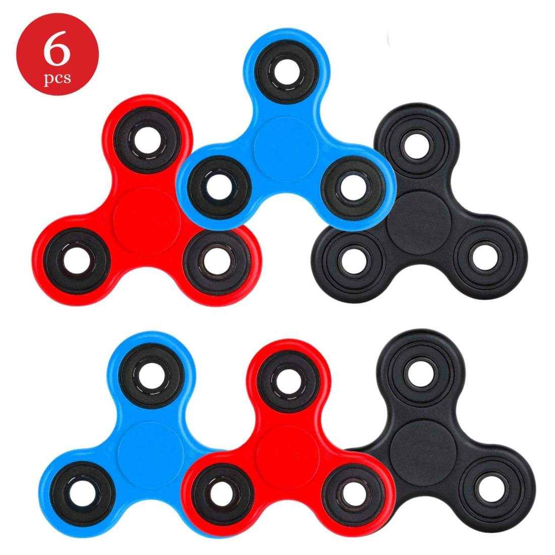 Cenocco Set med 6 sensoriska Fidget Spinner leksaker | Leksaker & Spel - Leksaker | Pryloteket