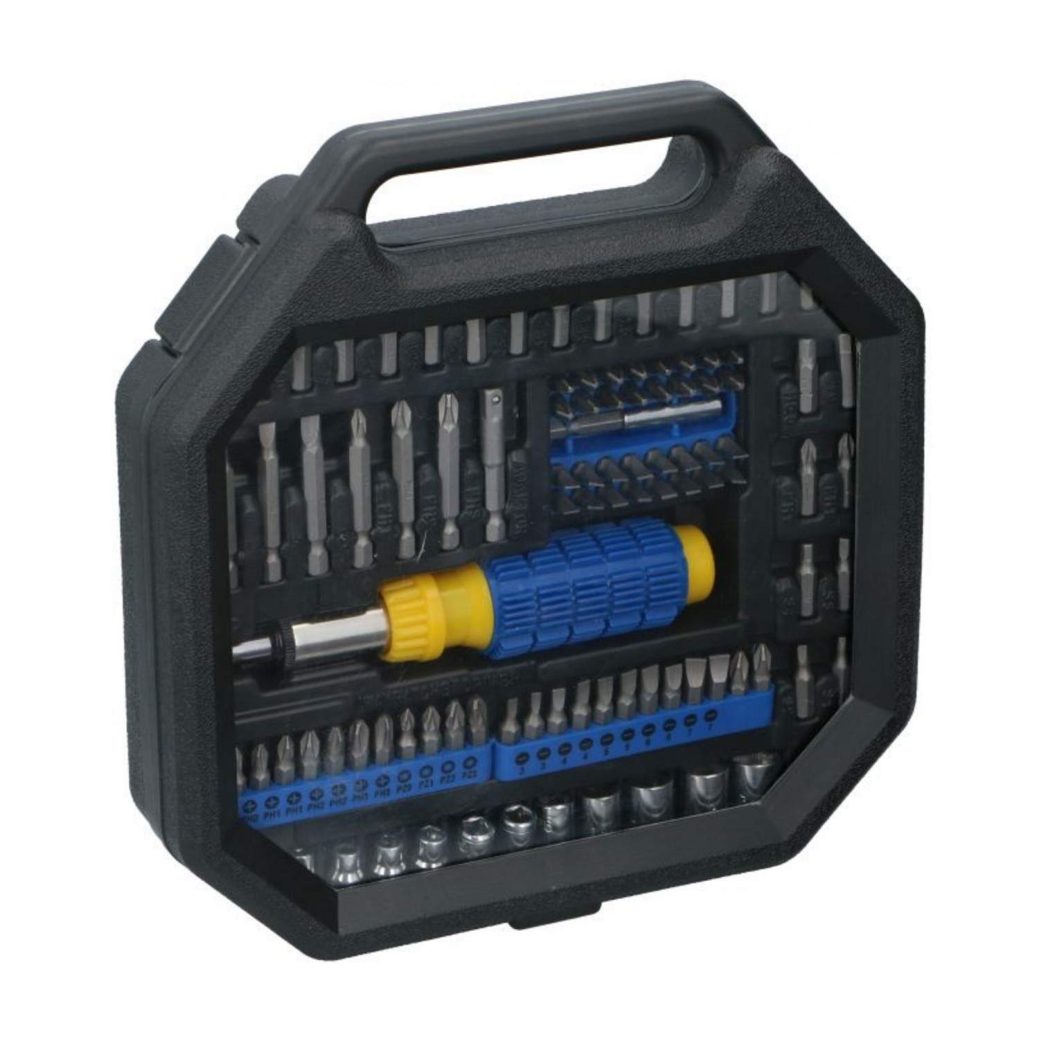 Kinzo ED-17782: Stikdåse- og bitssæt i 99 dele