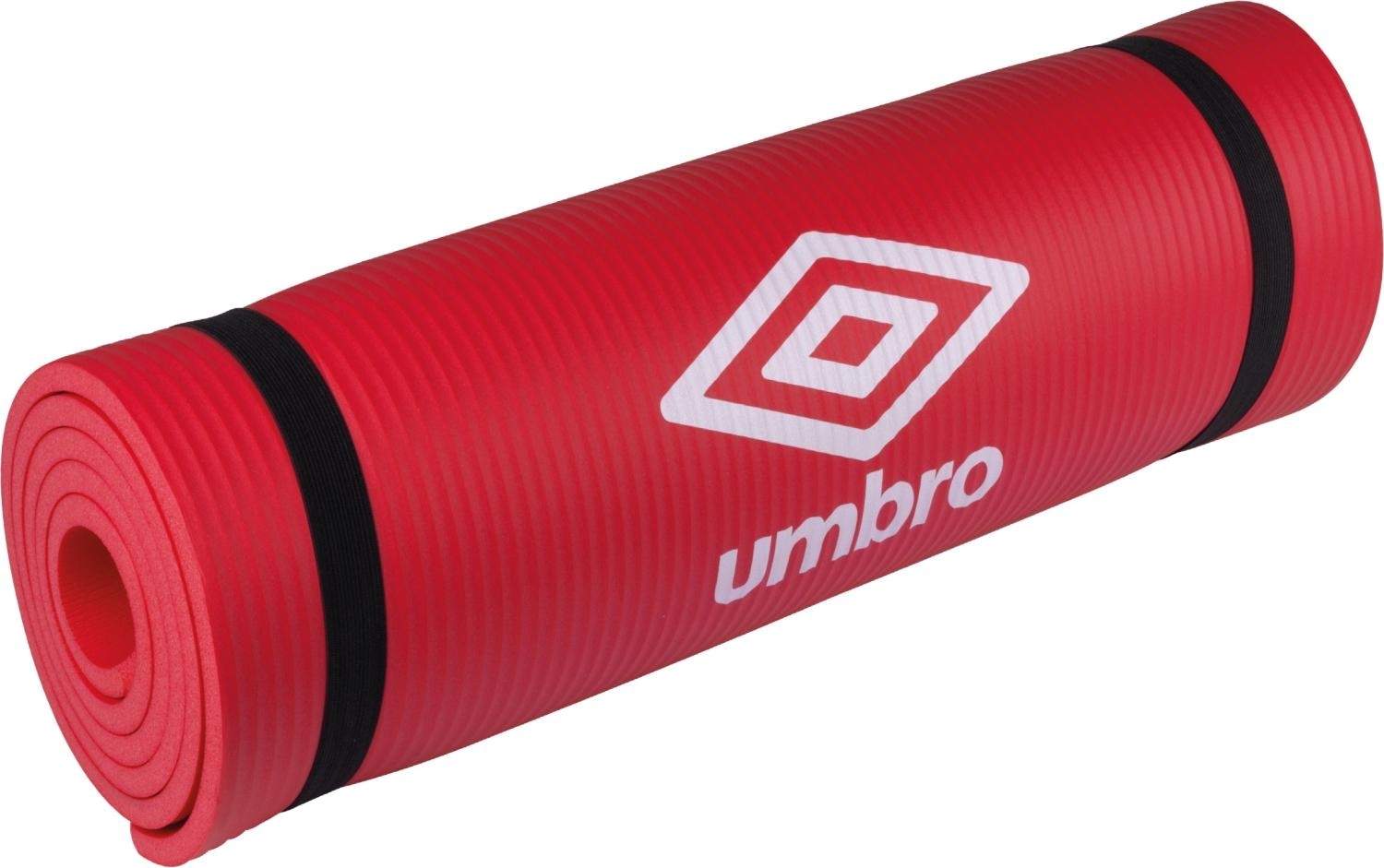 Umbro rød fitness- og yogamåtte 190x58x1cm billede