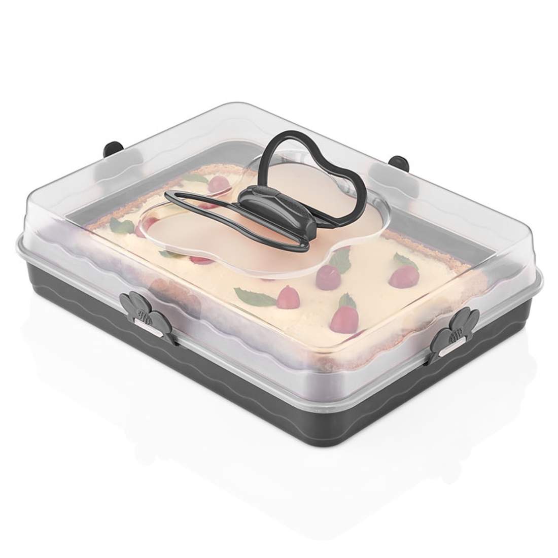 Herzberg Party Butler Tårtkupa Svart/Grå