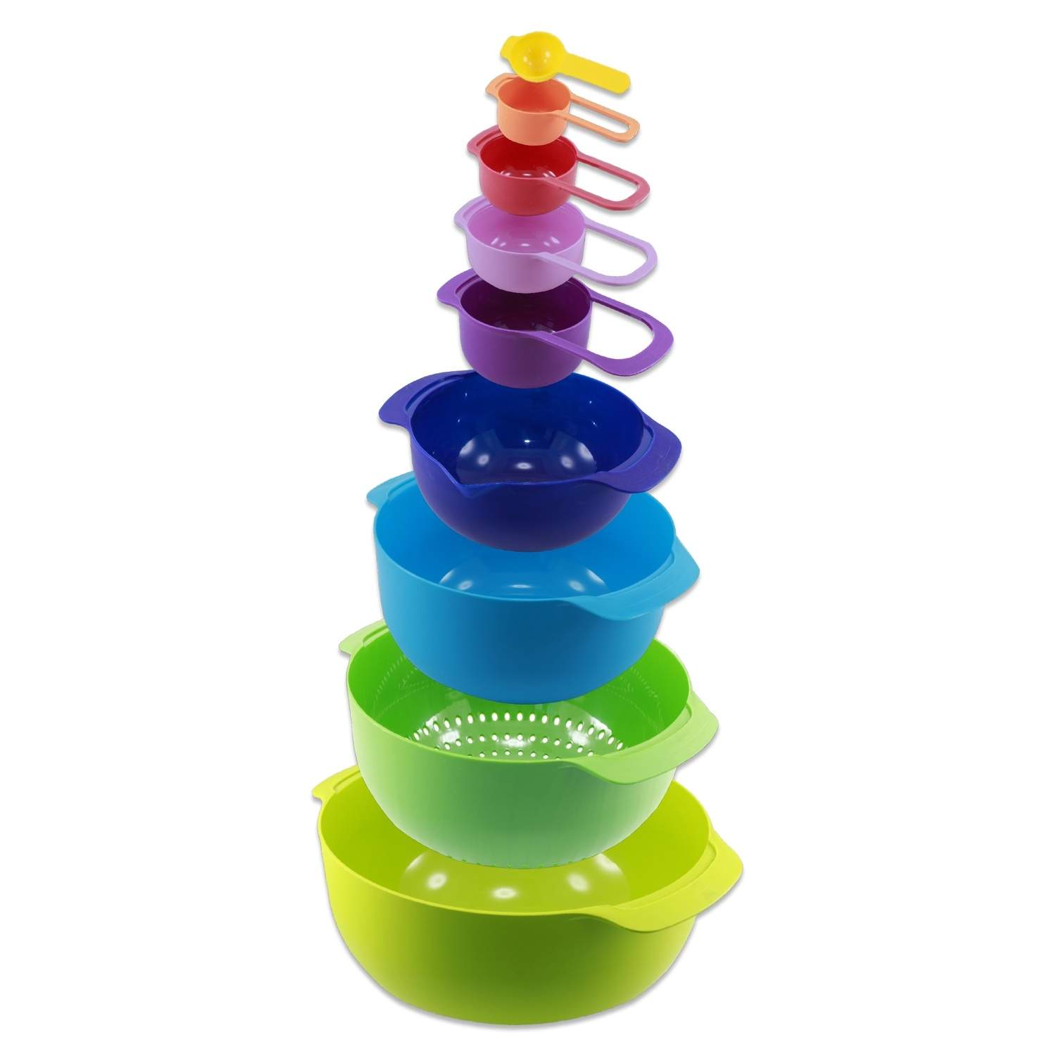 Herzberg 9 i 1 sæt med skål og målebægre