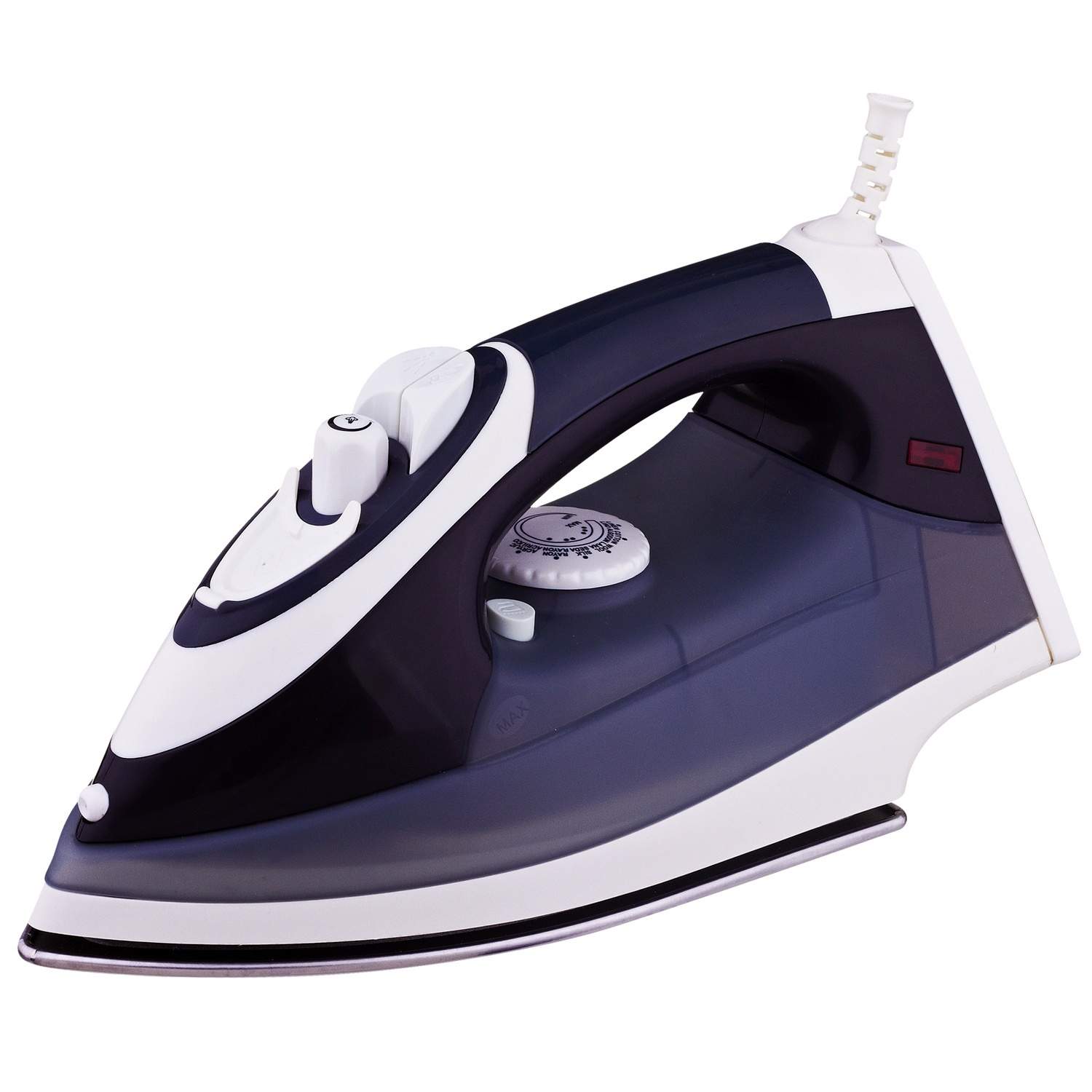 Herzberg HG-8037: 2200W dampstrygejern - mørkeblå
