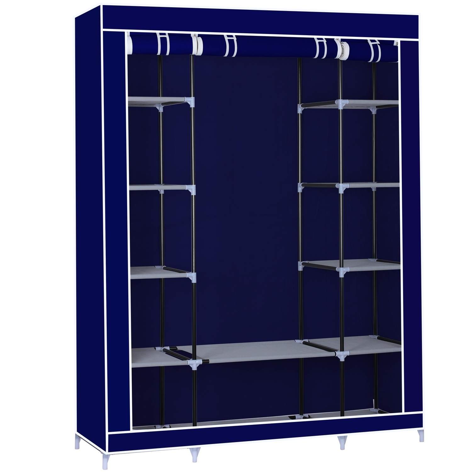 Herzberg HG-8009: Opbevaringsgarderobe - stor blå