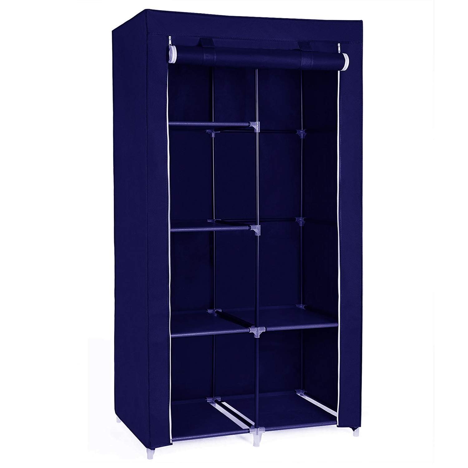 Herzberg HG-8010: Opbevaringsgarderobe - lille blå