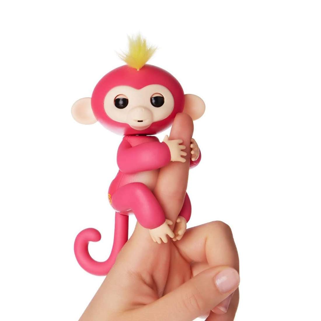 Cenocco Fingerleksak Happy Monkey Rosa | Hem & Hobby - Husdjur | Pryloteket