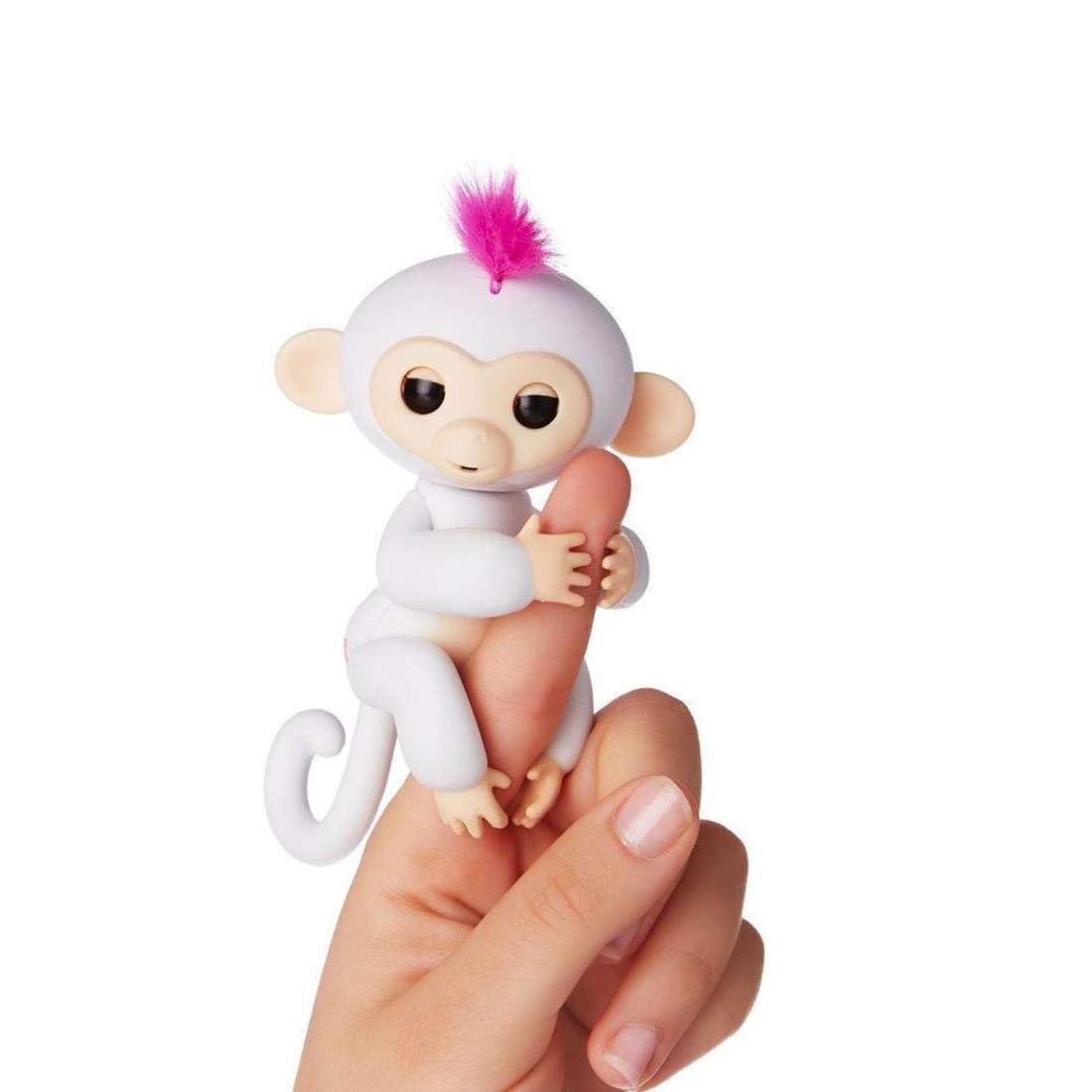 Cenocco Fingerleksak Happy Monkey Vit | Hem & Hobby - Husdjur | Pryloteket