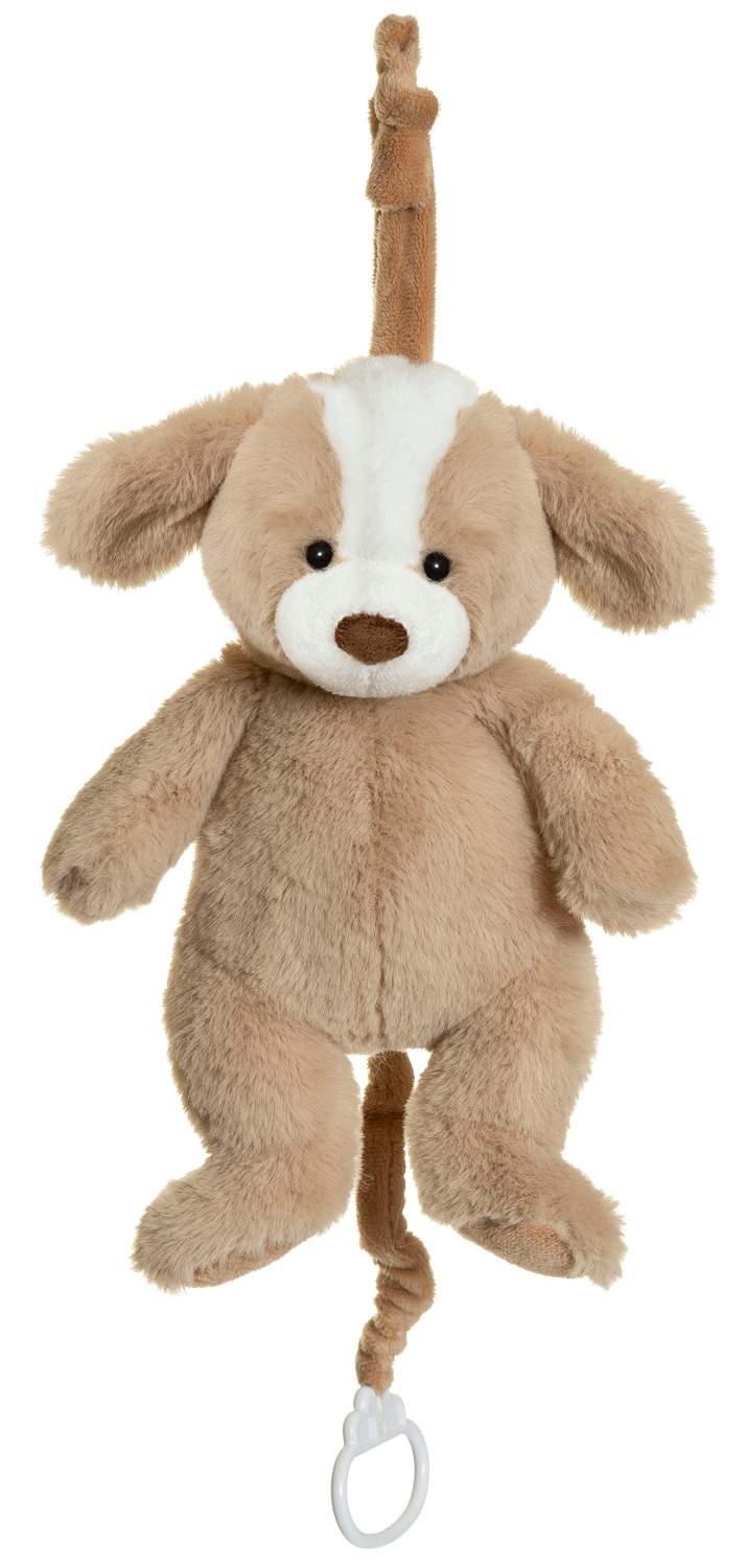 Teddykompaniet Speldosa Hund Brun | Leksaker & Spel - Leksaker - Babyleksaker | Pryloteket