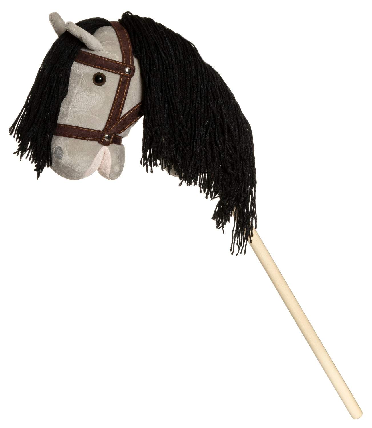 Tk Hobbyhorse With Reins Grey 80Cm
