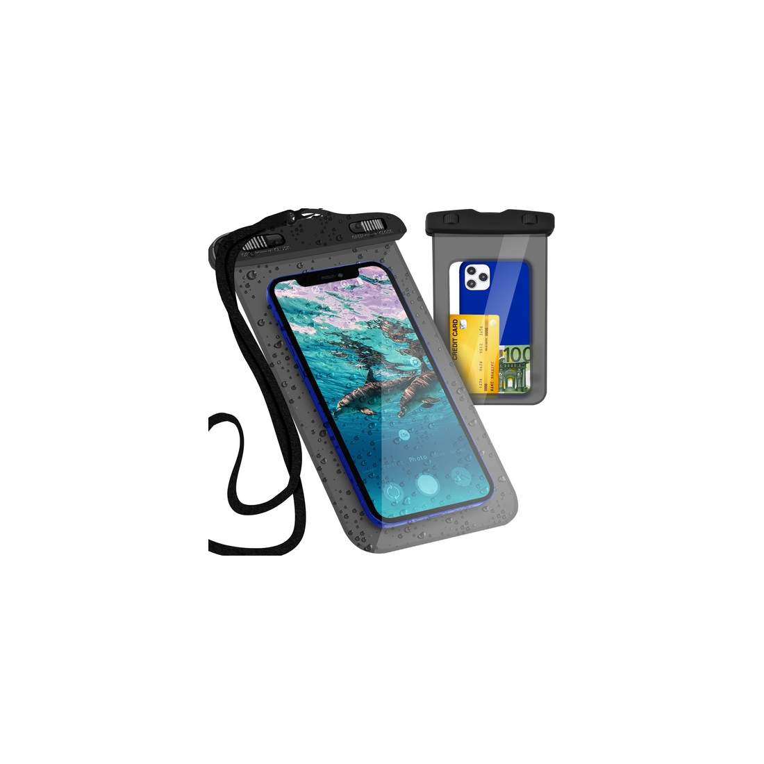 Vattentätt telefonfodral - svart 23414 | Elektronik - Biltillbehör - Bilsystem - Handsfree | Pryloteket