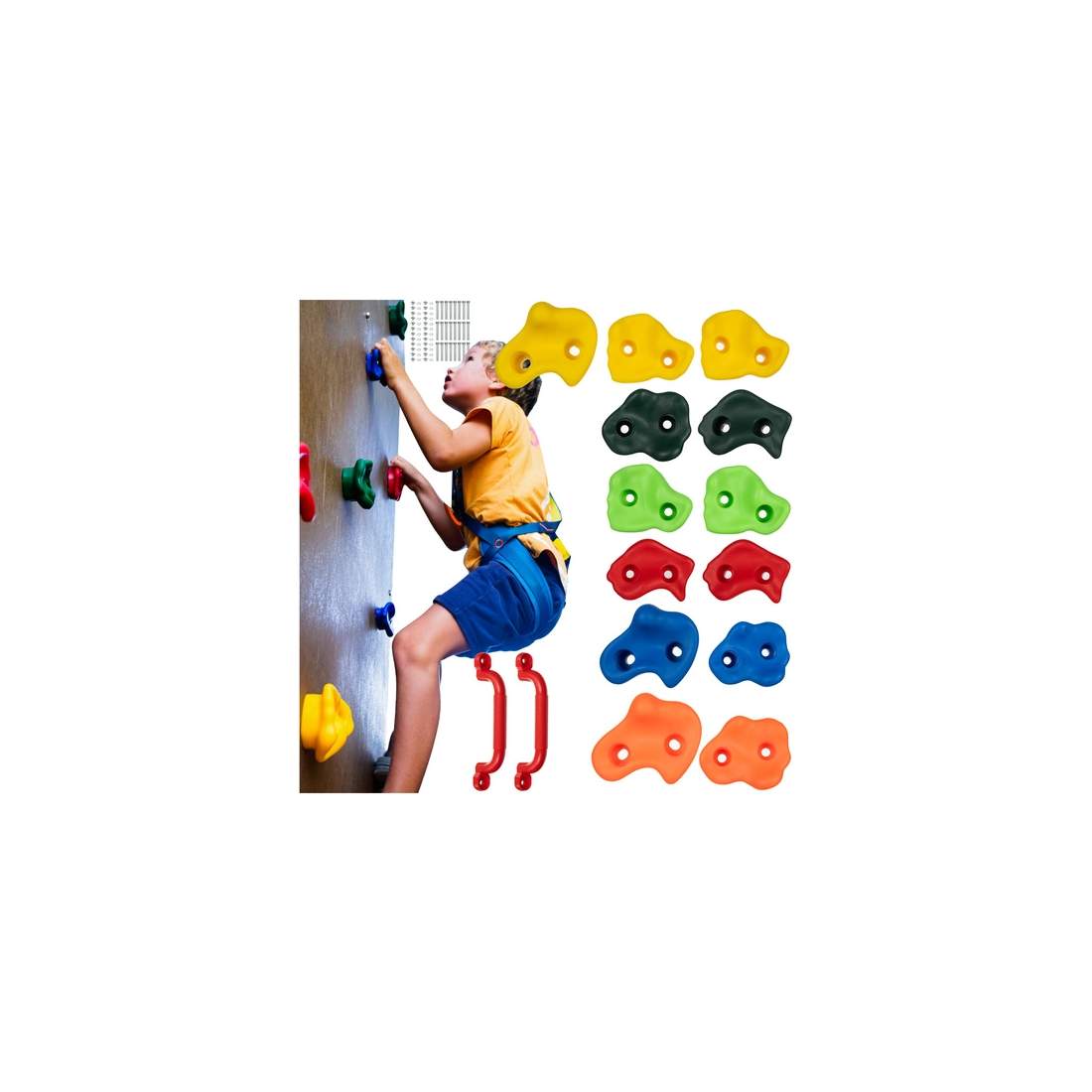 Klatring rummer 15 stykker Kruzzel 25396