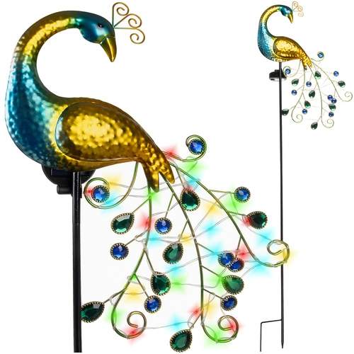 Solar lampe til haven med sensor og 40 LED lys