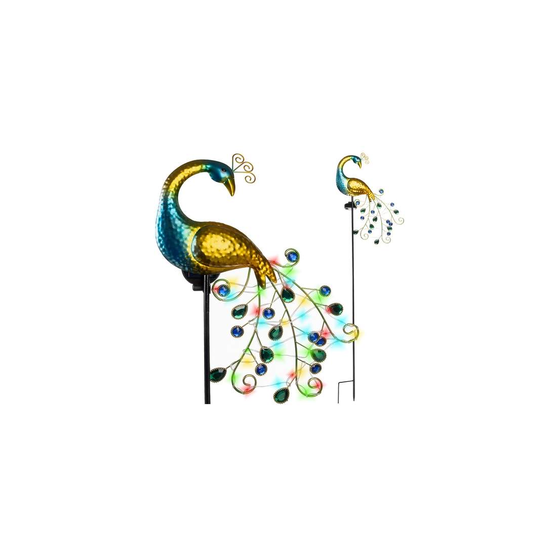 Gardlov 25281 solcellslampa påfågel | Sport & Fritid - Friluftsliv & Camping - Belysning | Pryloteket