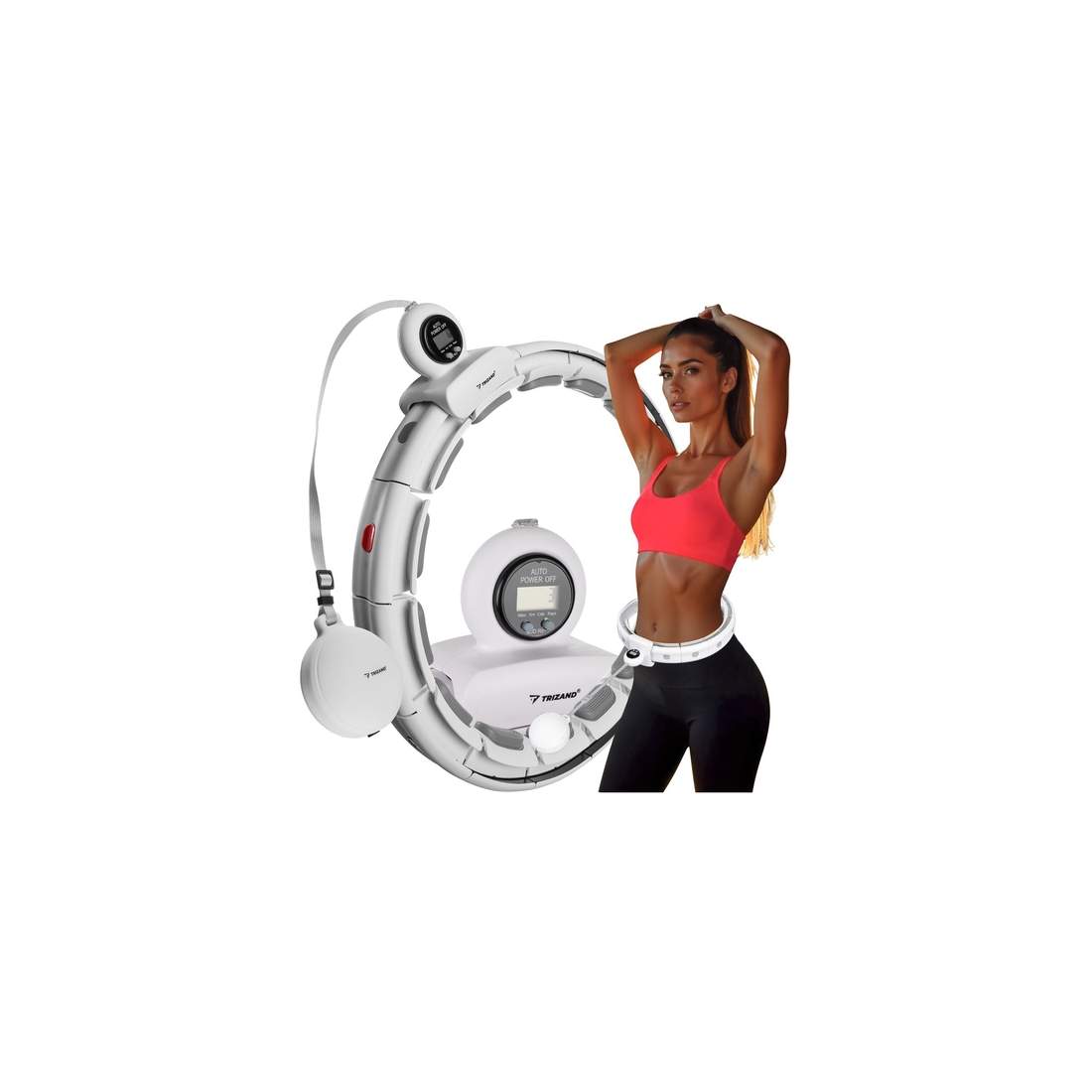 Hula hoop med disk Trizand 25254 | Sport & Fritid - Träning - Träningsutrustning | Pryloteket