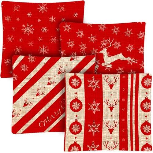 Koristeellinen tyynyliina 45x45cm - 4 kpl Ruhhya