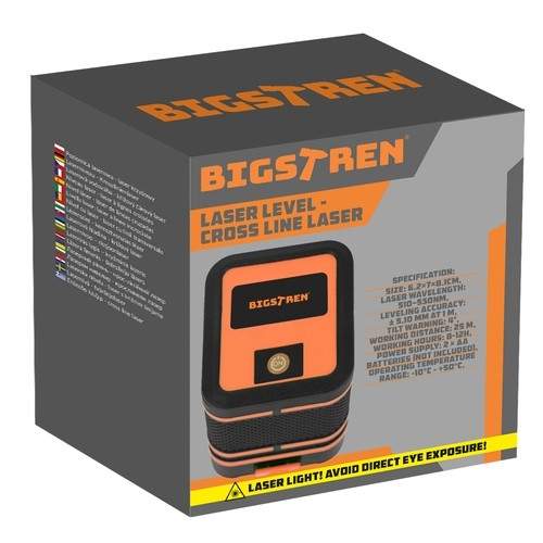 Lasernivå - Bigstreen 24293 korslaser | Hem & Hobby | Pryloteket