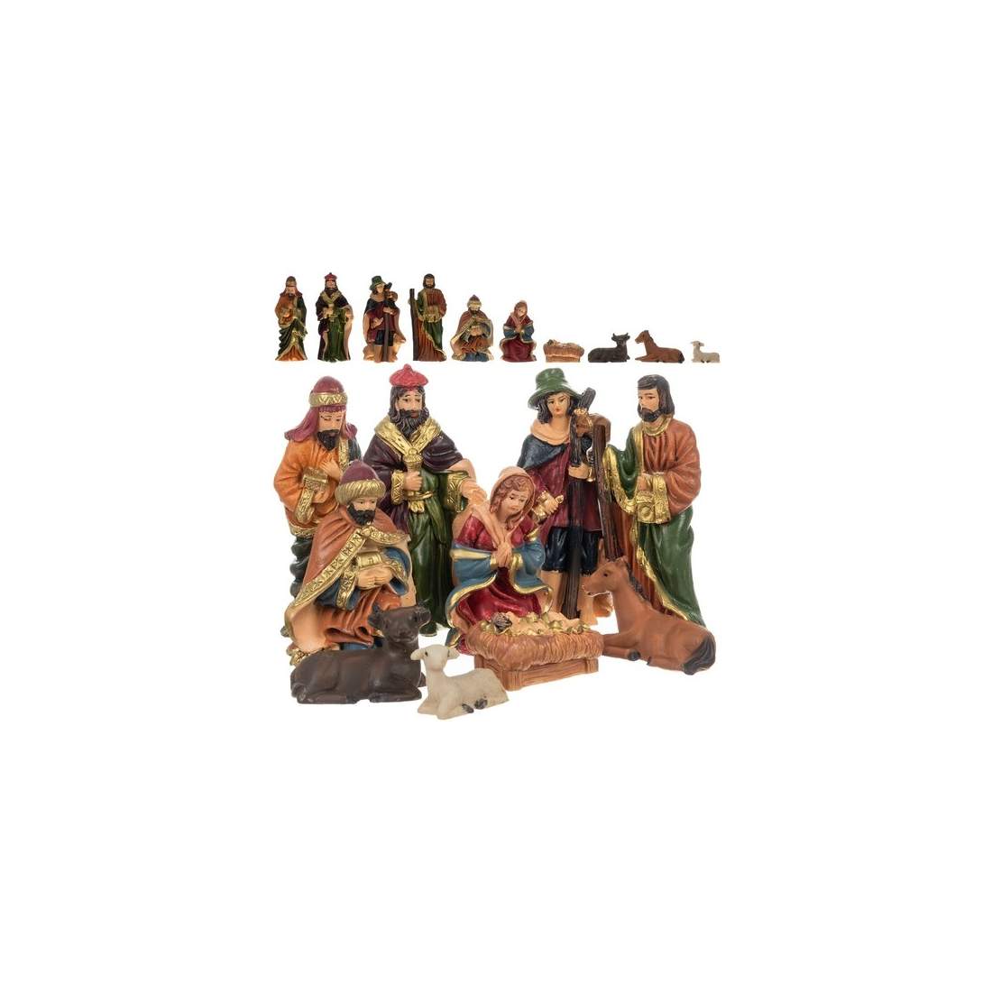 Julfigurer för julkrubban - set med 10 Ruhhy | Hem & Hobby - Husdjur - Katt | Pryloteket