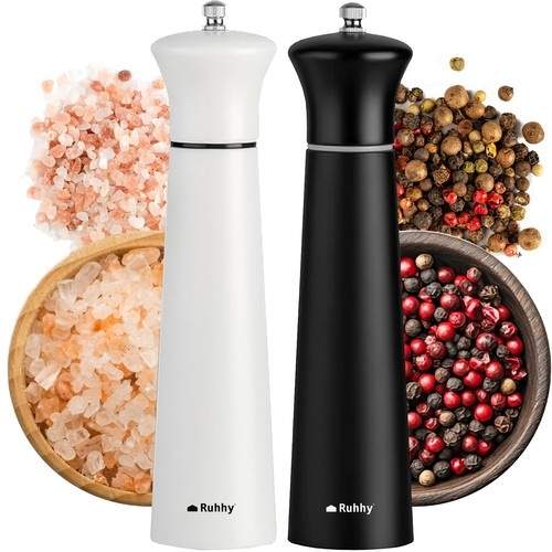 Elegant Salt- og Peberkværn i Træ Perfekt til Hverdagsbrug