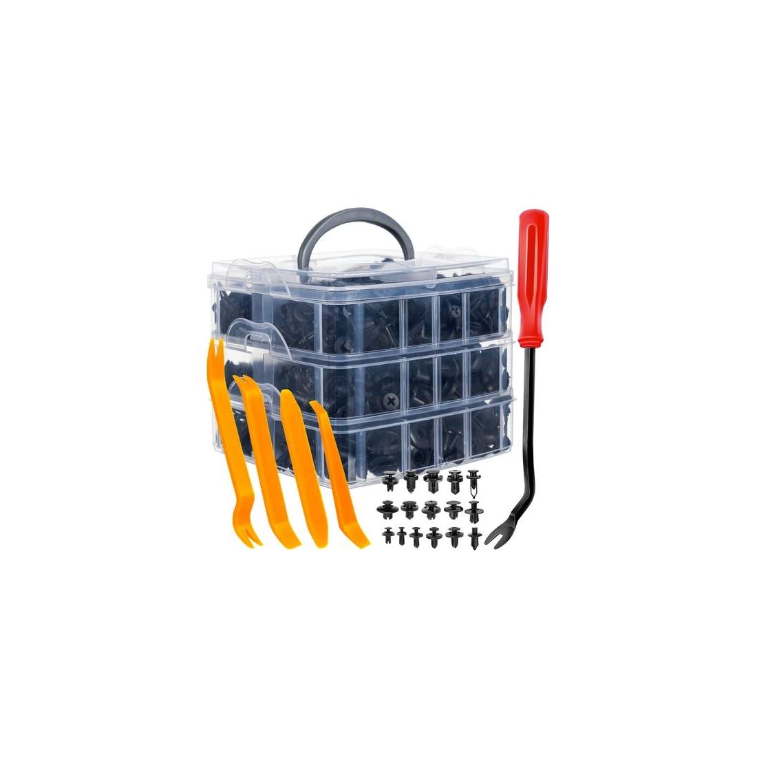 Set med bilklämmor + avdragare Xtrobb 24297 | Elektronik - Kablar & Adaptrar - Kablar | Pryloteket