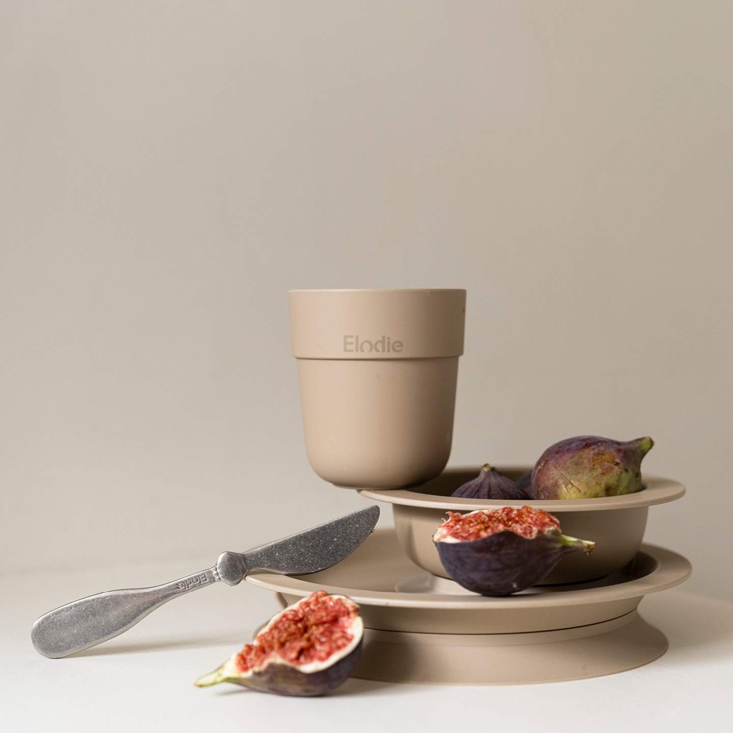 Alternativ bild 1 för Elodie Details servis 3 delar, pure khaki