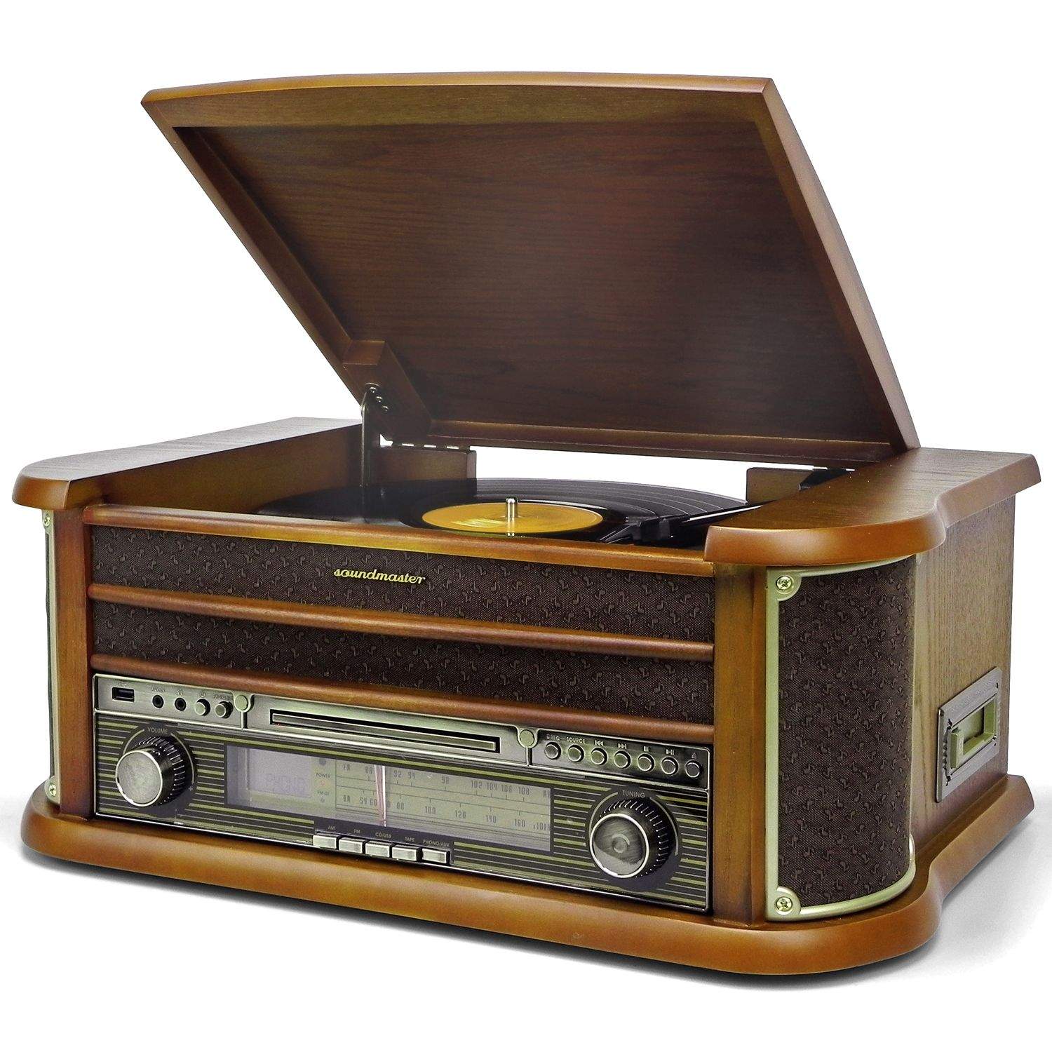 Alternativ bild 1 för soundmaster NR560 USB skivspelare Eg