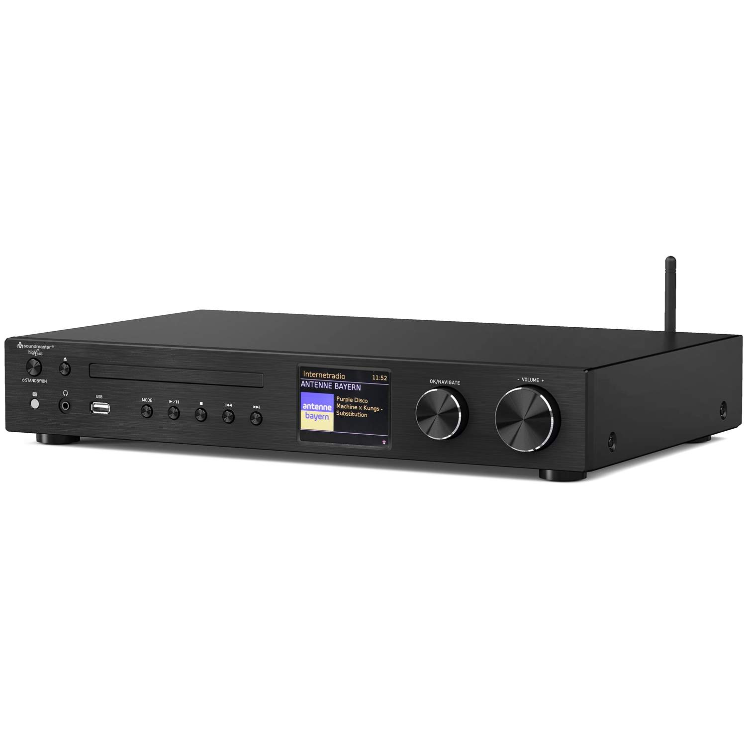 ICD4350SW Multi-lydsystem med WLAN/LAN-Internet/DAB+/FM-radio, CD/MP3, USB, Bluetooth®, APP-styret billede
