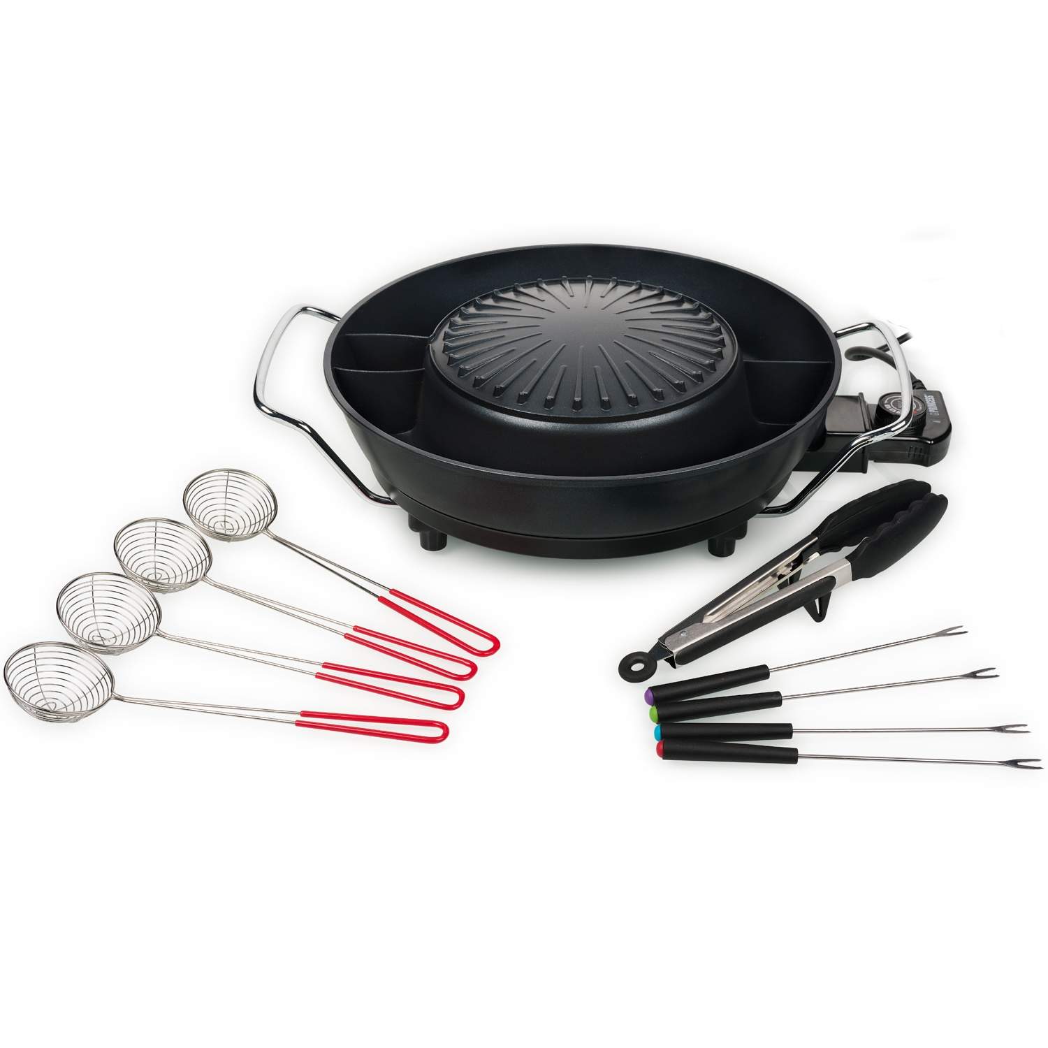 Koreansk grill PZ-9131 Electric Hot Pot Ø 24 cm 1800W 3l billede