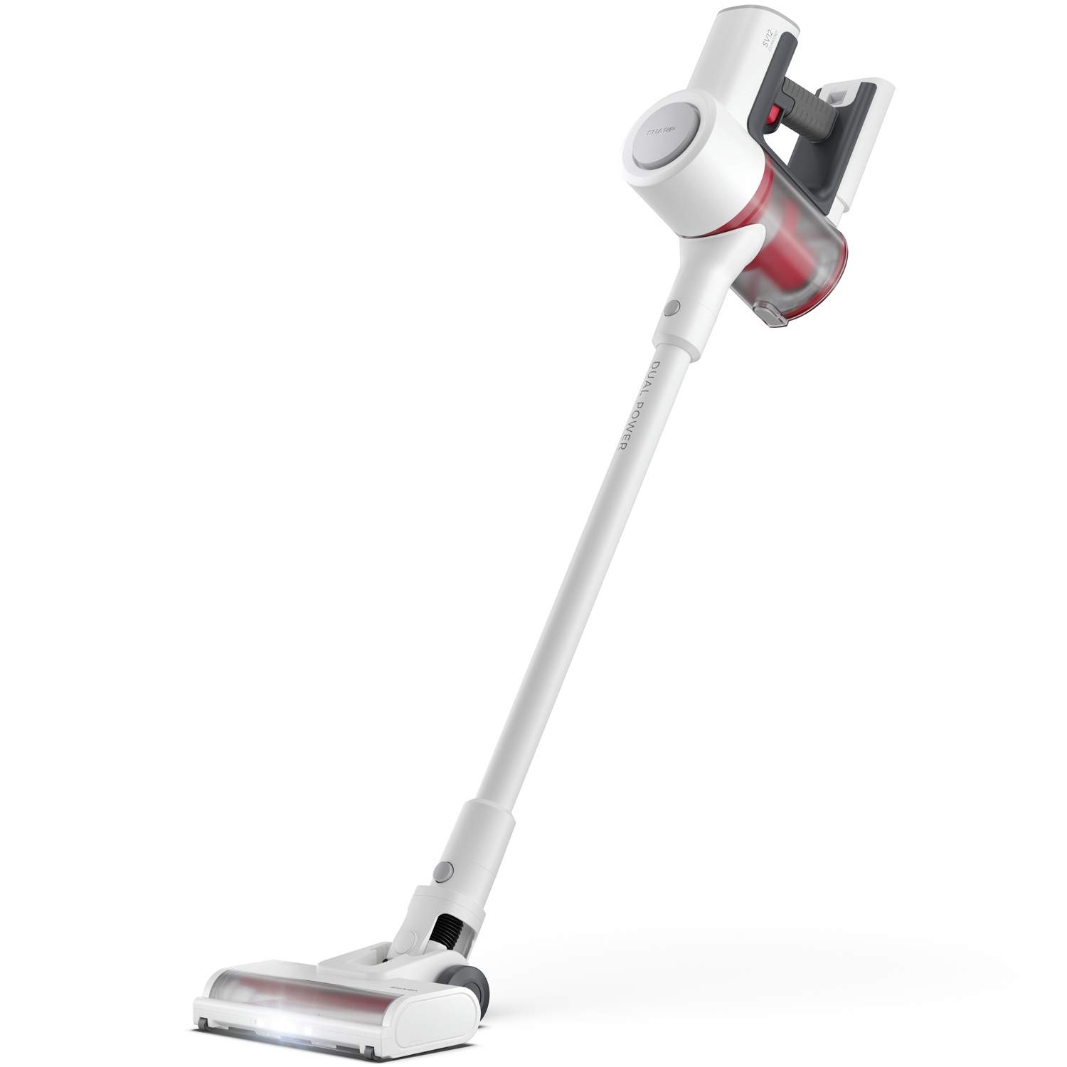 Alternativ bild 1 för Sharp Dual Power Comfort VC-SV12AEU-W - Dammsugare - skaft/handhållen (2-i-1) - utan påse - 150 W - sladdlös - vit - 2 batterier, laddare medföljer