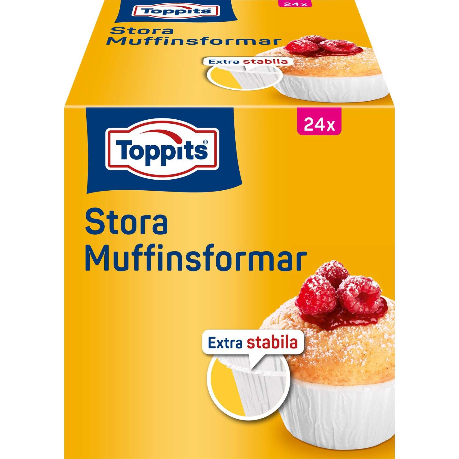 Store muffinsforme 12 i en æske billede