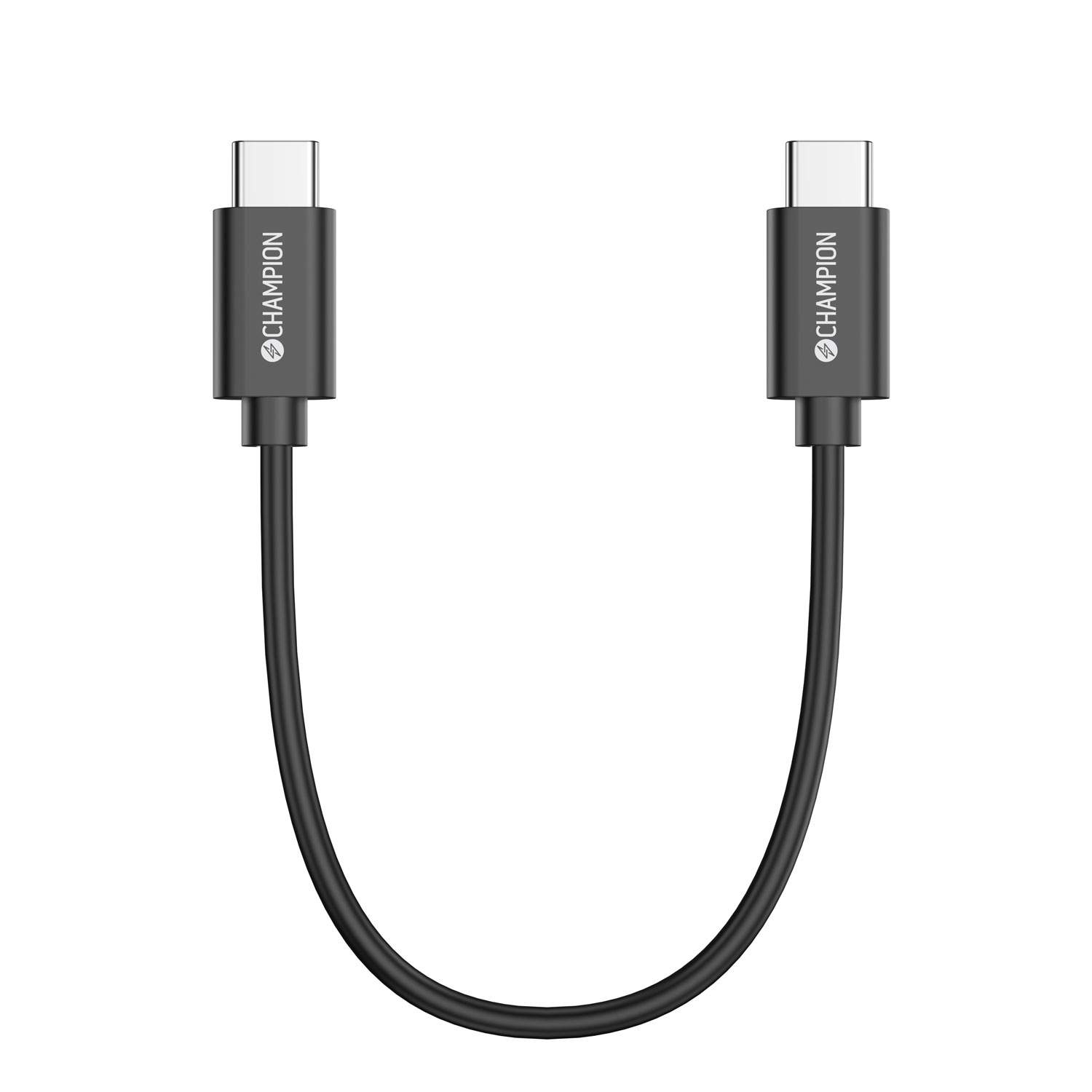 Champion USB-C Kabel 30cm Svart