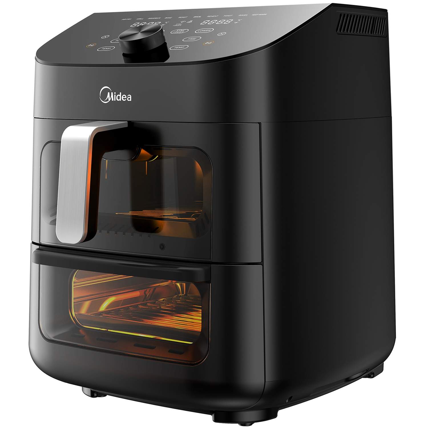 Airfryer 2 i 1 kombination med ovn 6,4 + 4,4 liter billede