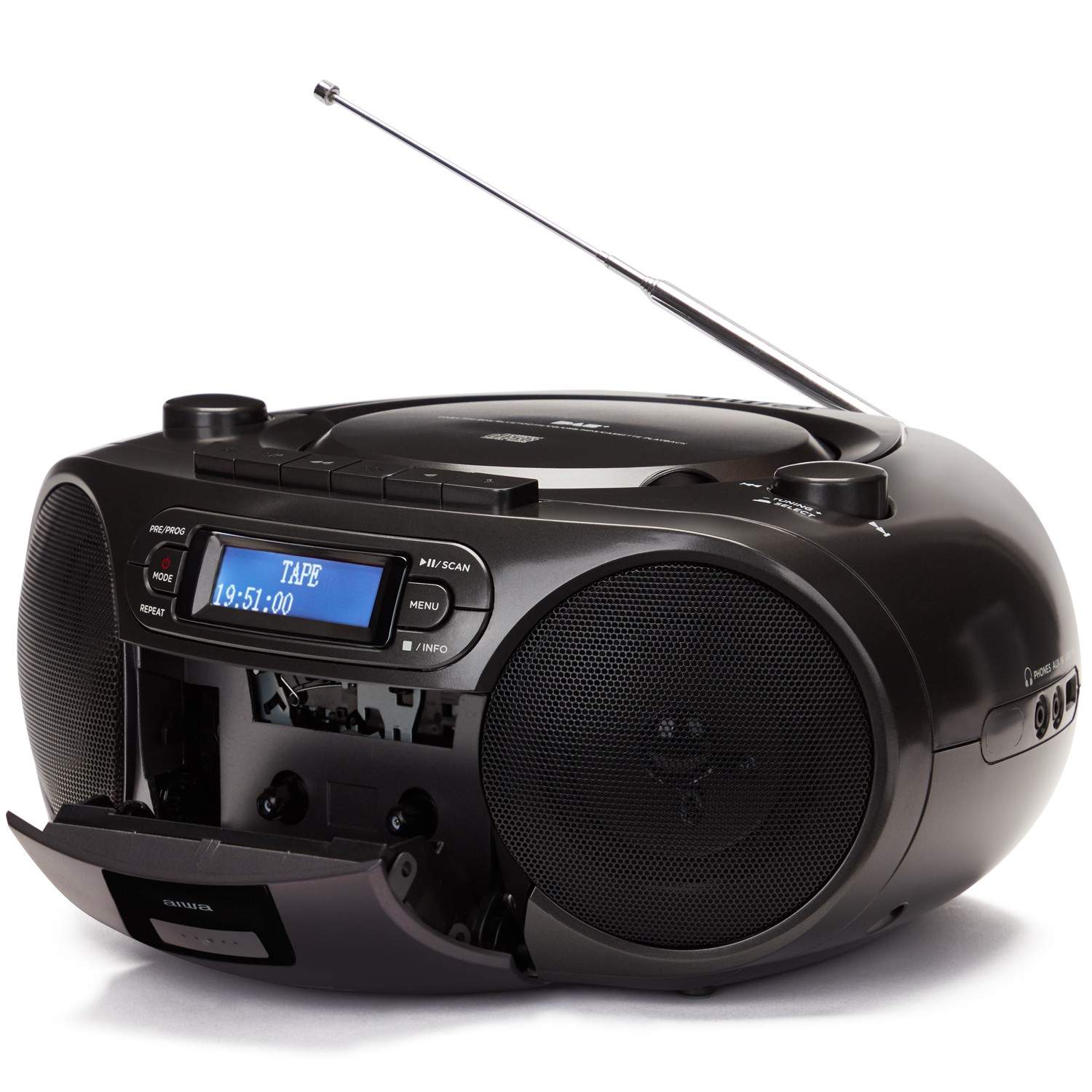 Alternativ bild 1 för AIWA BBTC-660DAB - Boombox - 4 Watt - svart