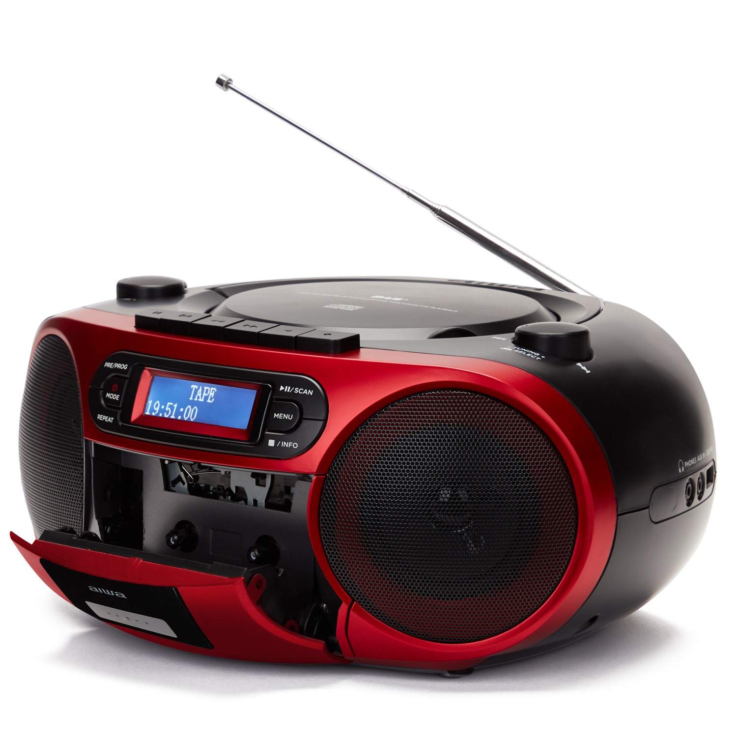 Alternativ bild 1 för BOOMBOX DAB+ AIWA BBTC-660DAB/RD