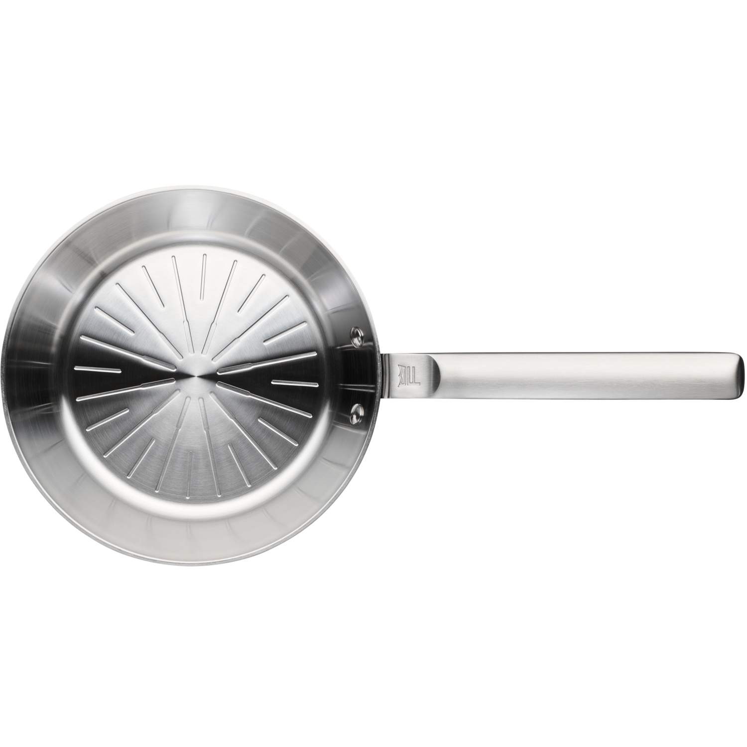 Alternativ bild 1 för Fiskars Norden obelagd stekpanna 24 cm, rostfritt stål