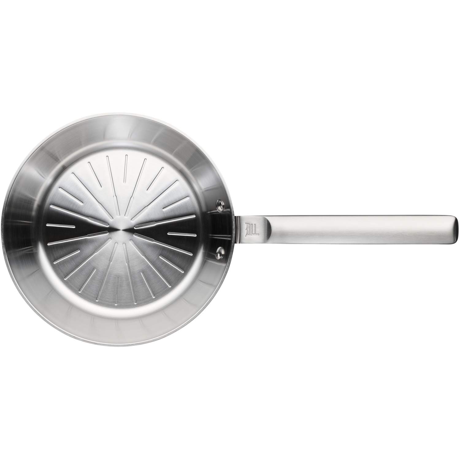 Alternativ bild 1 för Fiskars Norden obelagd stekpanna 28 cm, rostfritt stål