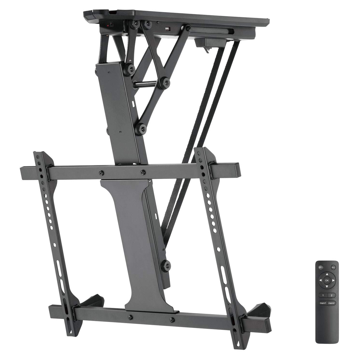 Alternativ bild 1 för LogiLink BP0118, 177,8 cm (70), 200 x 100 mm, 600 x 400 mm, -75 - 0°, Plast, Stål, Svart