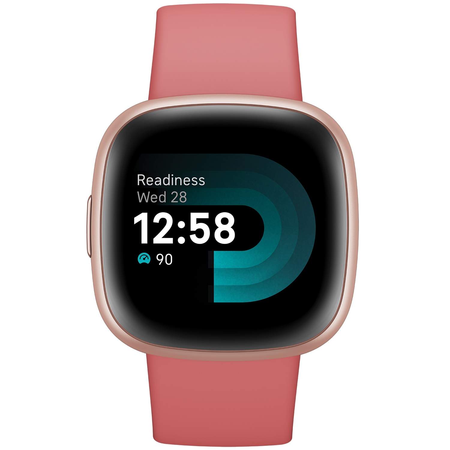 Alternativ bild 1 för Fitbit Versa 4 - 40 mm - kopparros - smart klocka med band - rosa sand - bandstorlek: S/L - NFC, Bluetooth