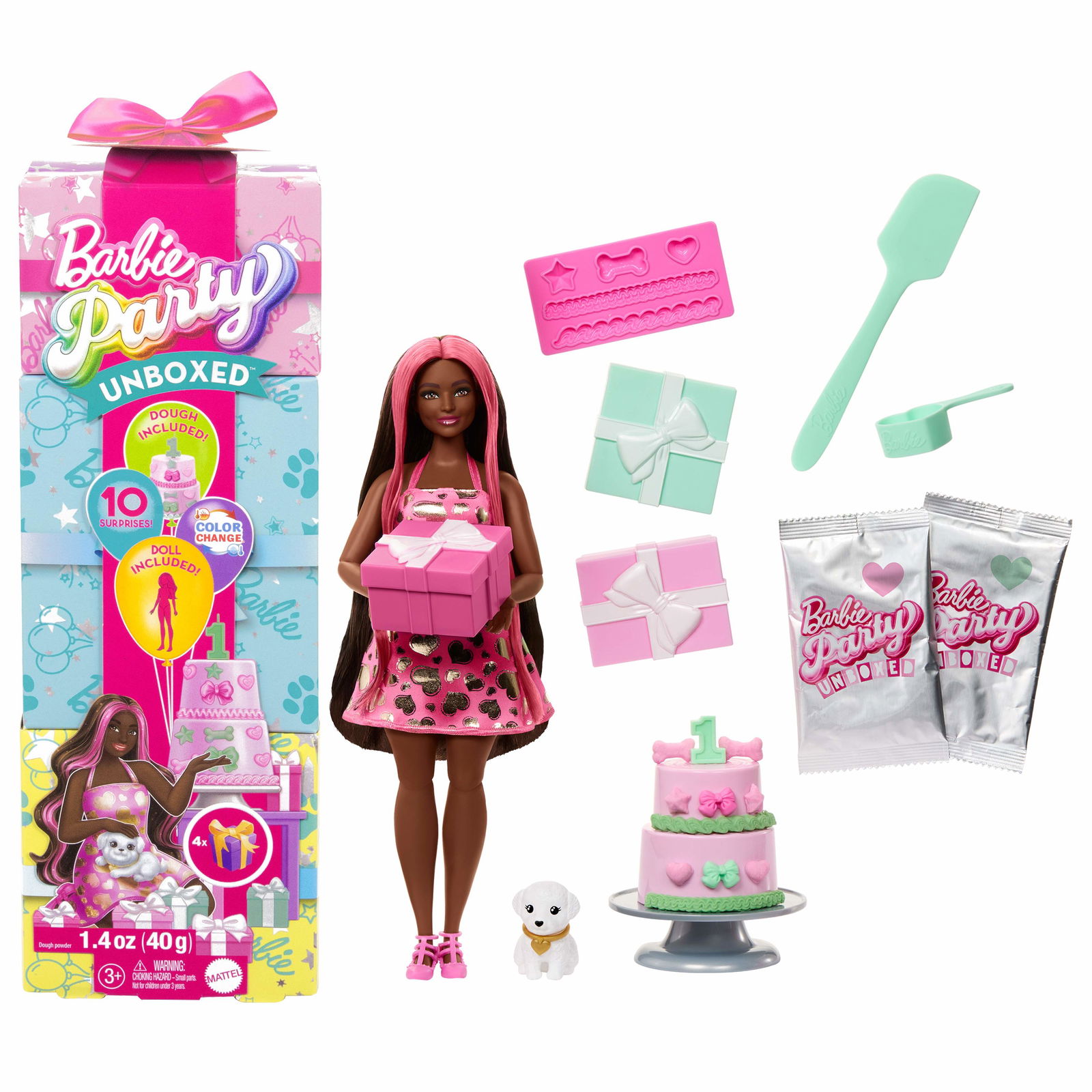 Barbie Party Unboxed -Docka | Leksaker & Spel - Leksaker - Leksaksfigurer & Dockor - Dockor - Barbie | Pryloteket