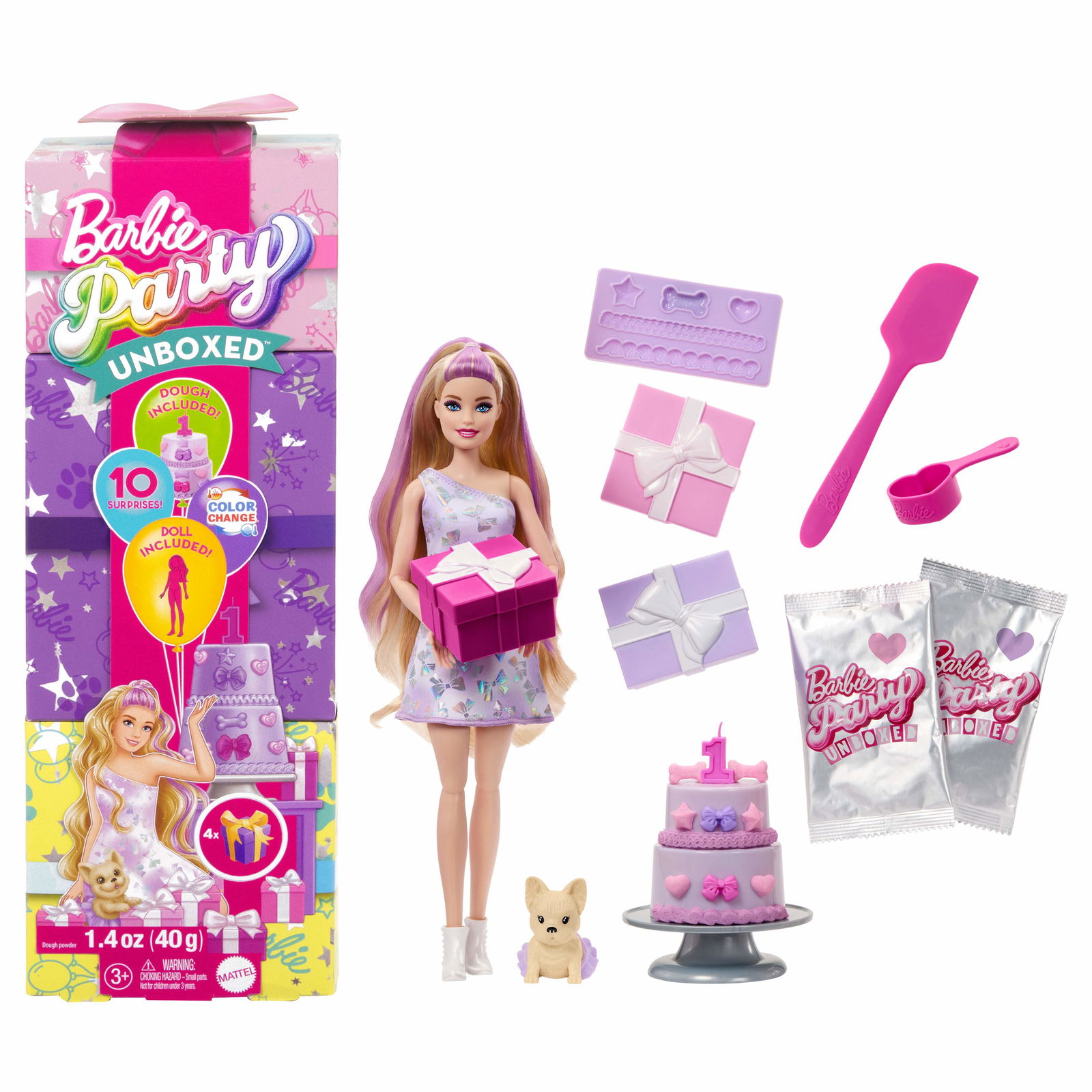 Barbie Party Unboxed -Docka | Leksaker & Spel - Leksaker - Leksaksfigurer & Dockor - Dockor - Barbie | Pryloteket
