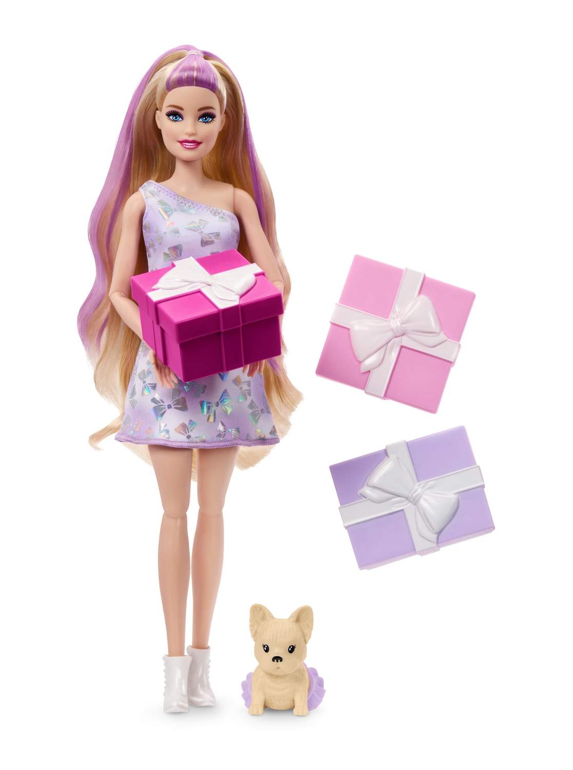 Alternativ bild 1 för Barbie Party Unboxed Pet Birthday Series Doll