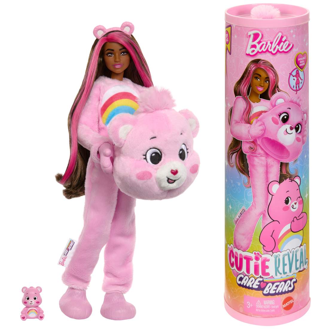 Produktfoto för Barbie Cutie Reveal Care Bears Rosa