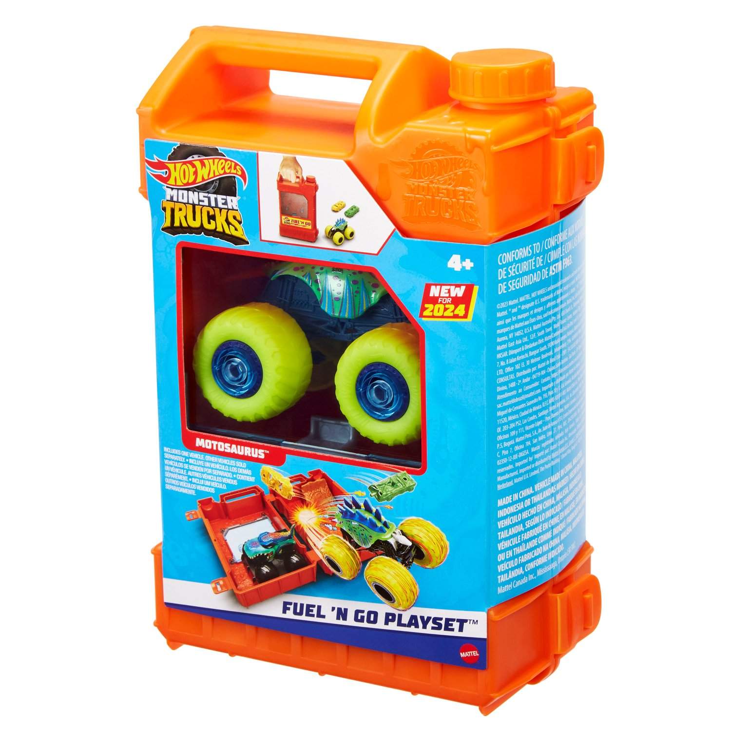 Alternativ bild 1 för Hot Wheels Monster Trucks Fuel 'N Go Playset