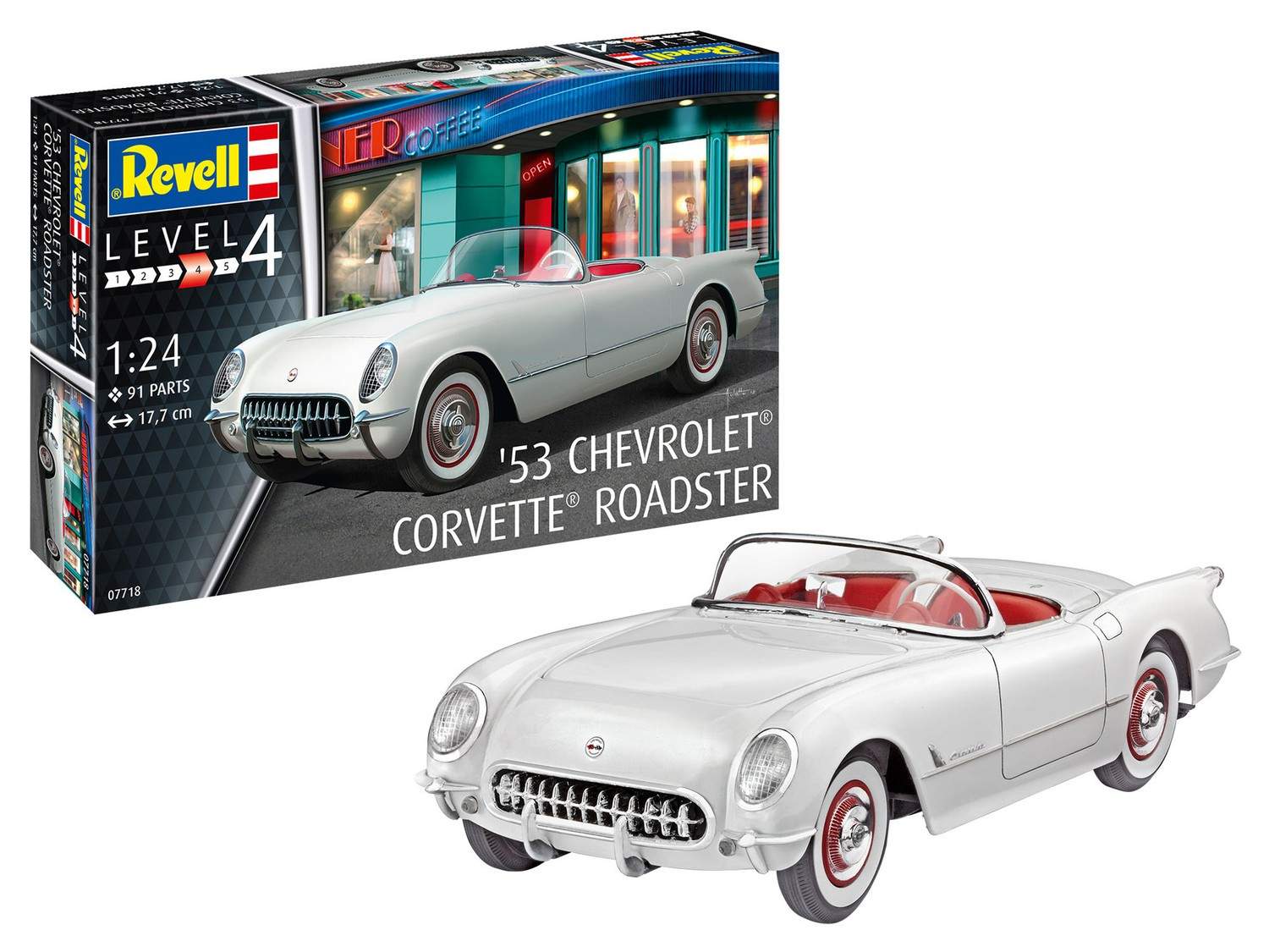 Revell 1953 Chevrolet Corvette Roadster Model Sæt billede