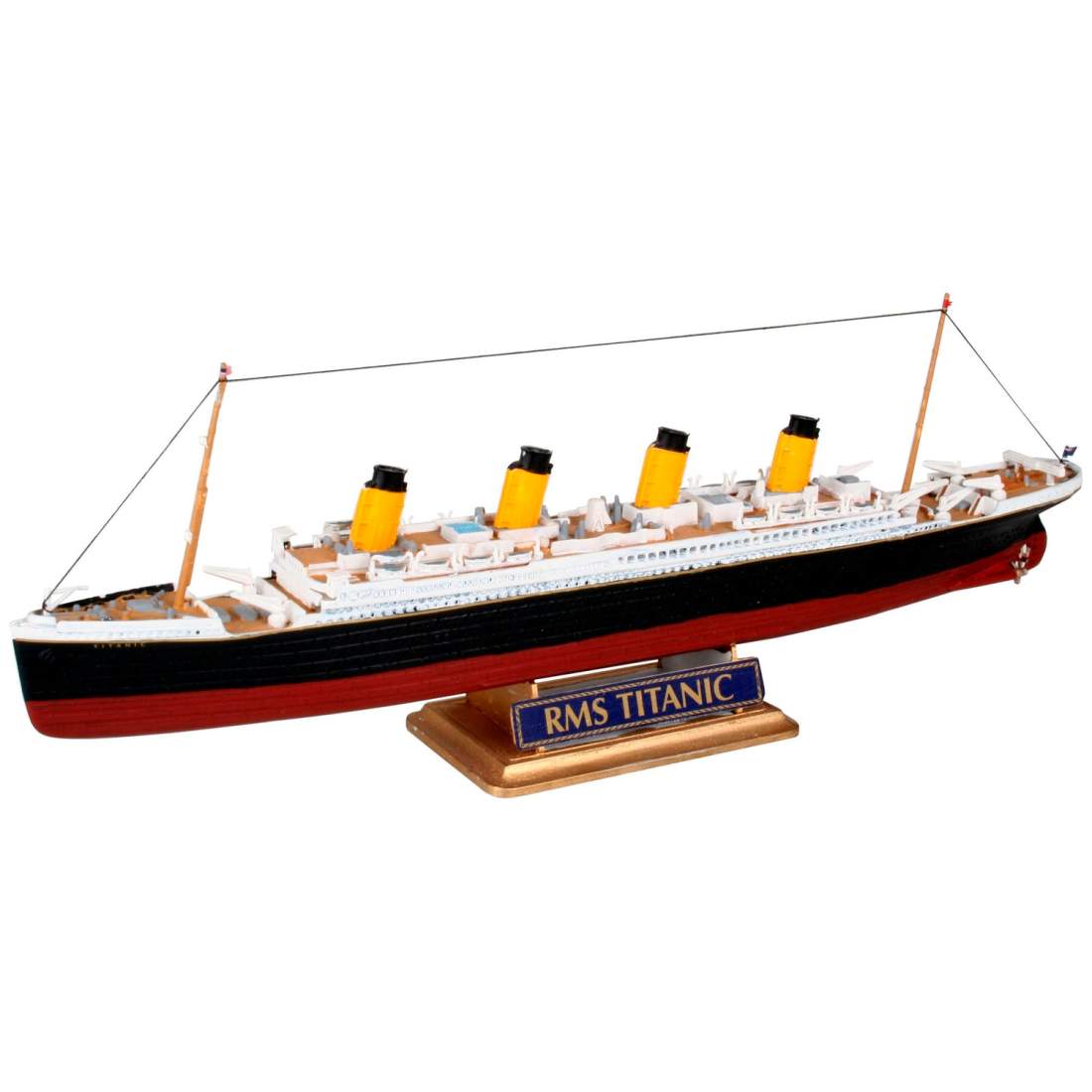 Alternativ bild 1 för Revell R.M.S. Titanic, Passagerarskeppsmodell, Monteringssats, 1:1200, RMS Titanic, Plast, Mellanliggande